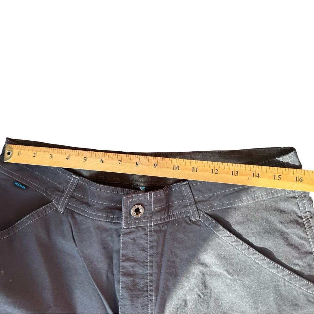 KUHL Born in the Mountains Men's 36 Hiking Shorts Gorpcore Charcoal Gray Pockets - Picture 5 of 13